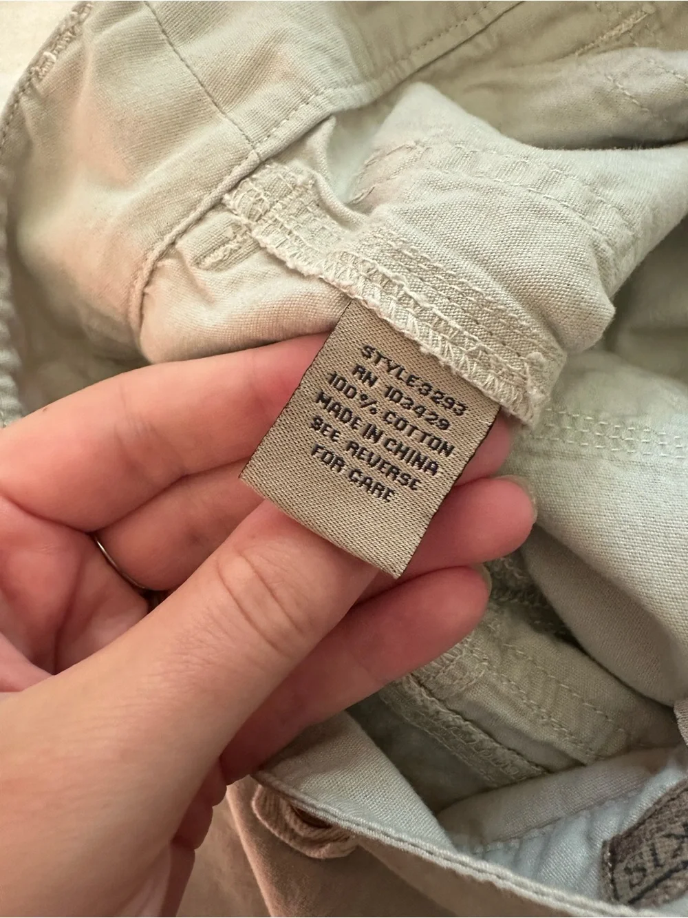 Khakis light khaki